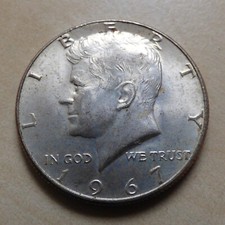 1967 Silver Kennedy Half