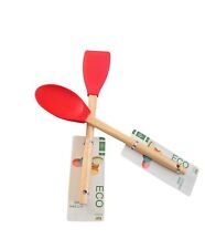 Silicone Spatula Set Heat Resistant Rubber Spatulas Set Of 2