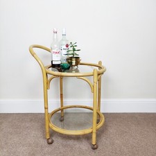 Mid Century Round Bamboo