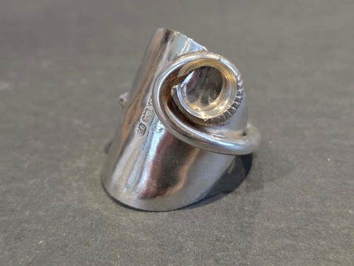 Sterling silver spoon - spoon, ring
