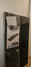 3x Black Floating Wall Shelves