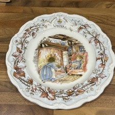 Royal Doulton Brambly Hedge Plate WINTER 21cm 8” Boxed (2 of 2)