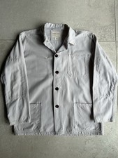 Uskees Men's Overshirt 3001 Chore Jacket L Ice Grey L 42 Chest