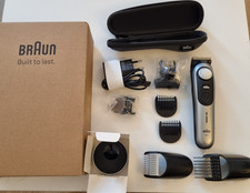 Braun Beard Trimmer Series 9 BT954539 Lengths Matte Silver New Open Box