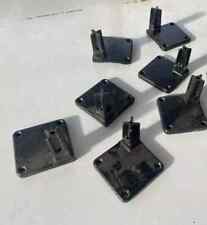 7 x Dexion Speedframe 1" anchor plate in black racking shelving