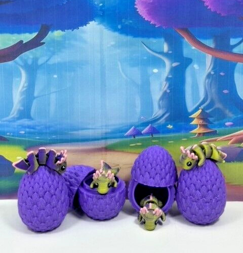4pcs printed mini axolotl - mini,