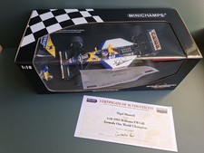 Minichamps signed coa - 1:18,