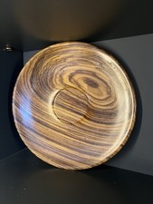 Vintage Hand Turned Olive Wood