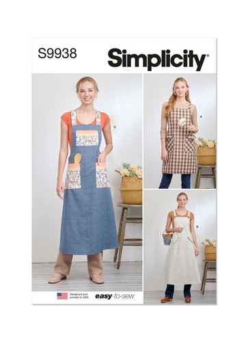 Simplicity 9938 apron pant - apron,