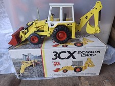 NZG 216 JCB 3CX White Red