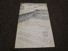 DERBY COUNTY  v  STOCKPORT COUNTY  1955/6  DECEMBER 27th SPECIAL CHRISTMAS COVER