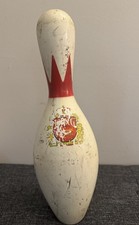 Vintage Wooden Brunswick Red