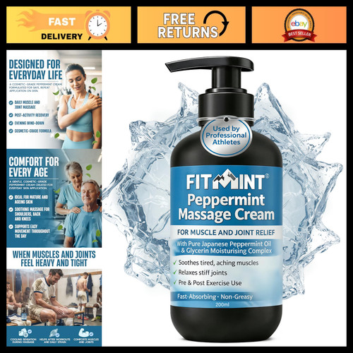 Peppermint massage cream - peppermint,