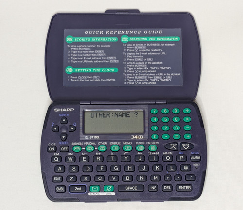 Sharp 6710s electronic - sharp, el-6710s