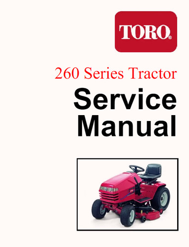 Toro wheelhorse 260 series - wheelhorse,