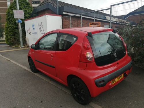 Peugeot 107 red - peugeot,