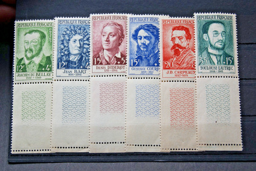 French stamps 1958 france - french, stamps.
