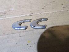 Peugeot 206 CC 1.6 rear boot trunk CC badge logo lettering emblem