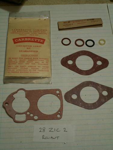Solex zic for reliant - 28,