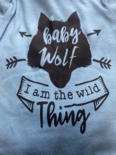 Baby Wolf  Graphic Onesie 12