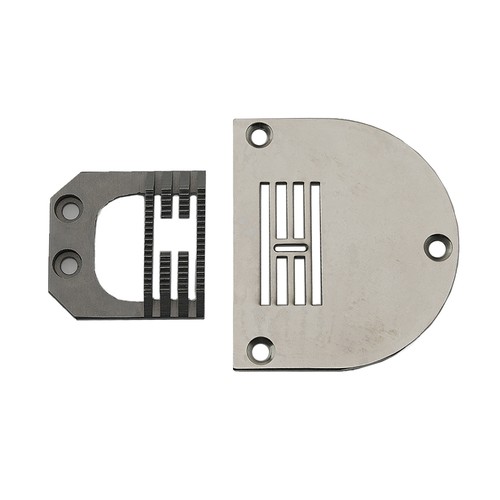 Needle plate feed dog set - needle,