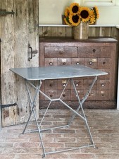 Vintage French Metal Folding