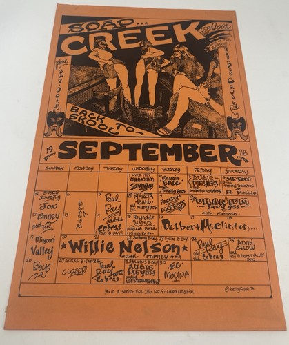Soap creek saloon calendar - creek,
