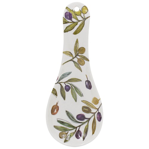 Spoon rest olive grove - spoon, floral