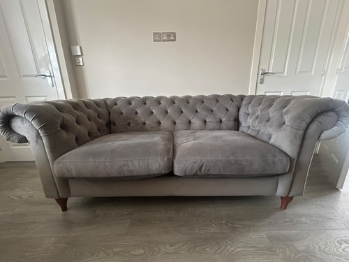 John lewis grey velvet - lewis,