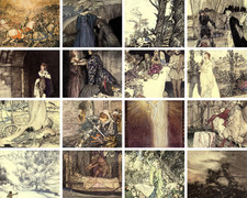 Arthur Rackham Prints The Romance of King Arthur Collection Single Photo Print