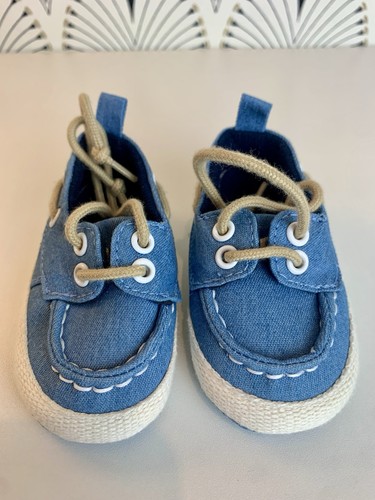 Baby boys blue boat - blue, lace