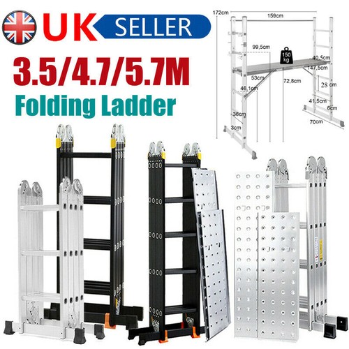 Multi purpose 7m ladder - multi-purpose, 4.7m/5.7m