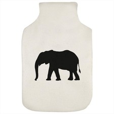 'Elephant Silhouette' Hot Water Bottle Cover (HW00039450)