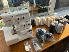 Janome 8200DX Overlocker Sewing Machine.  NEVER USED