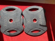 2 x 20kg Jordan Rubber Olympic