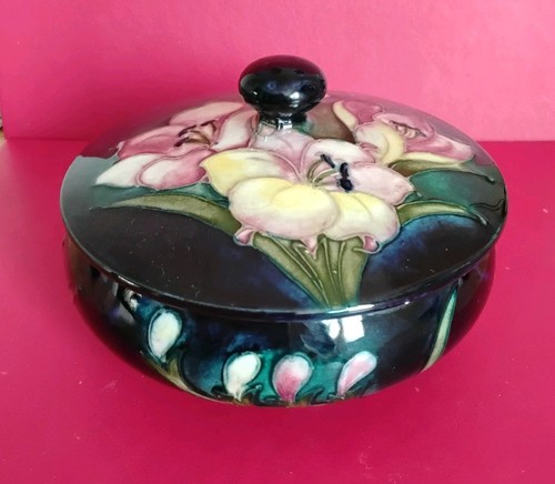 Moorcroft floral lidded - lidded,