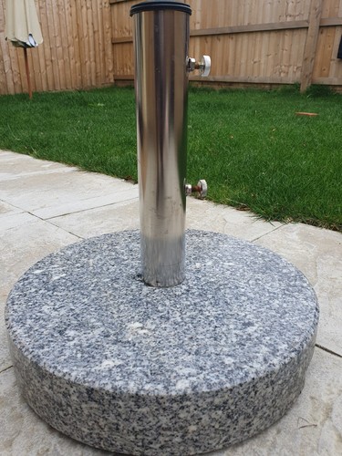 Round granite parasol - granite,