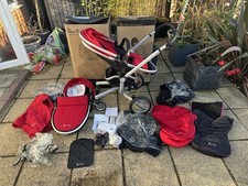 Silver Cross Red Surf Pram