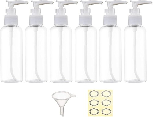6pcs 100ml empty travel - 100ml,