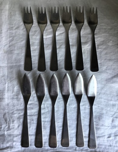 Six fish knife and - 6, set