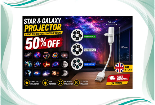 Galaxy projector night - 2,