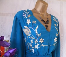 👗***MONSOON PRE-OWNED "BETH TEAL" DRESS SIZE 14***👗