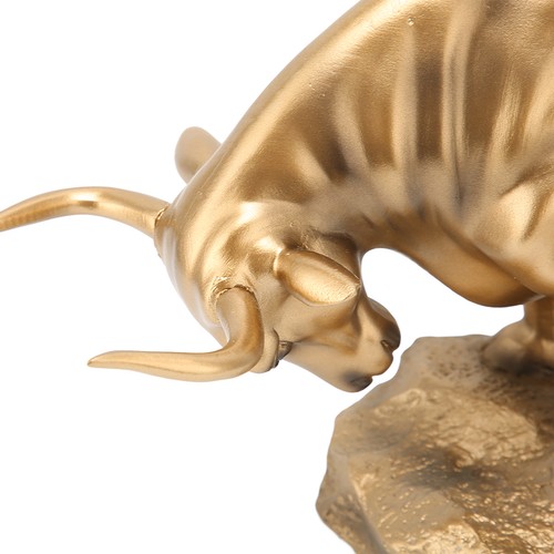 Bull sculpture good luck feng - luck,