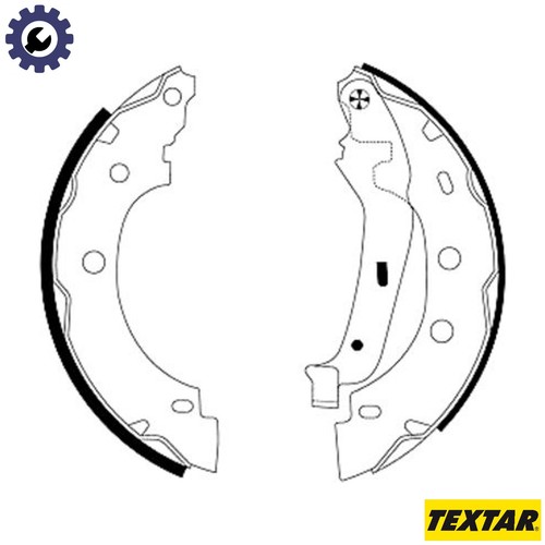 Brake shoe set - brake,