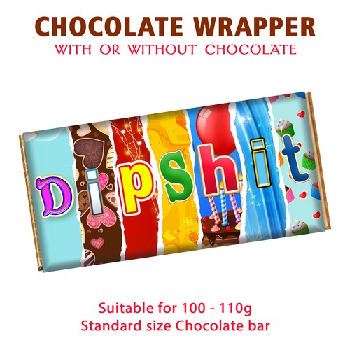 Dipsh chocolate bar - bar, wrapper