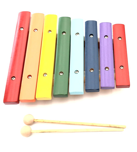 Wooden xylophone 22cm - wooden, by