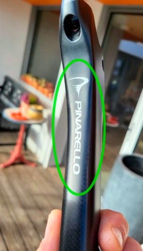 Pinarello seat post decal - pinarello, x1