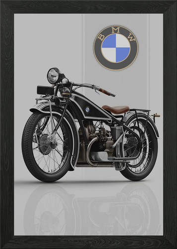 1923 bmw framed - 1923,