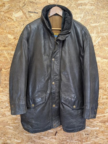 Gant leather coat - coat, medium