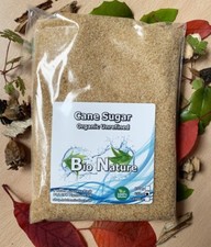 Organic Unrefined Cane Sugar Brown Natural Sugar 250g 1kg 2kg Raw Vegan Crystals